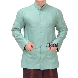 KOKO HAIBAH PREMIUM SAKU DEPAN KOKO AMMU PRIA SANTRI HABAIB BAJU MUSLIM LENGAN PANJANG SIZE S M L XL XXL PREMIUM