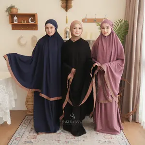 [New Launching] Sakura Baru - Mukena Fadila Rayon Twill 2in1 Wanita Muslim Jumbo