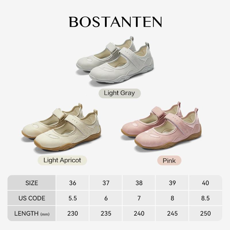 [Maggy Shoes] BOSTANTEN Sneakers Wanita ‌Sepatu Mary Jane Tertutup Kasual Ringan Serbaguna Nyaman Bersol Lembut Bernapas
