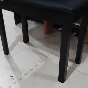 Product Review of Harmoni Bench Kursi Piano Keyboard Kayu Solid Wood / Hitam Black from Tokopedia customer review 1