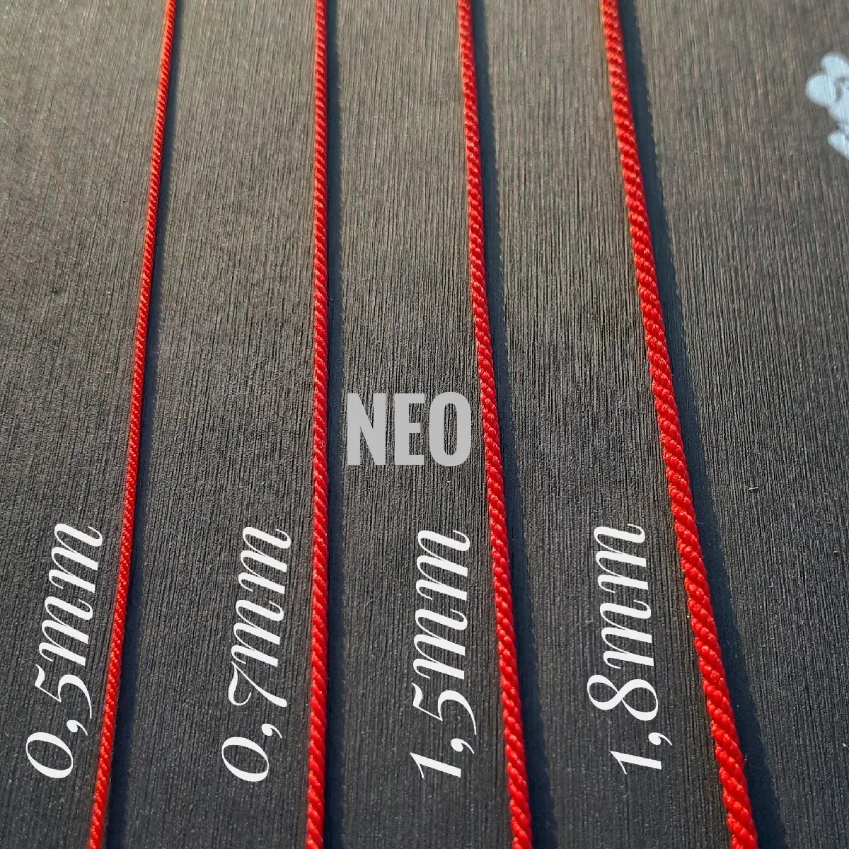Tali merah bahan gelang kalung panjang 135cm original premium