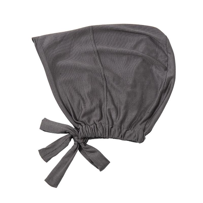 Product Introduction of Women’s Ladies’ Solid Color Plain Hijab Head Kerchief Head Sun Inner Cover Coverchief Wrap L2E9 24