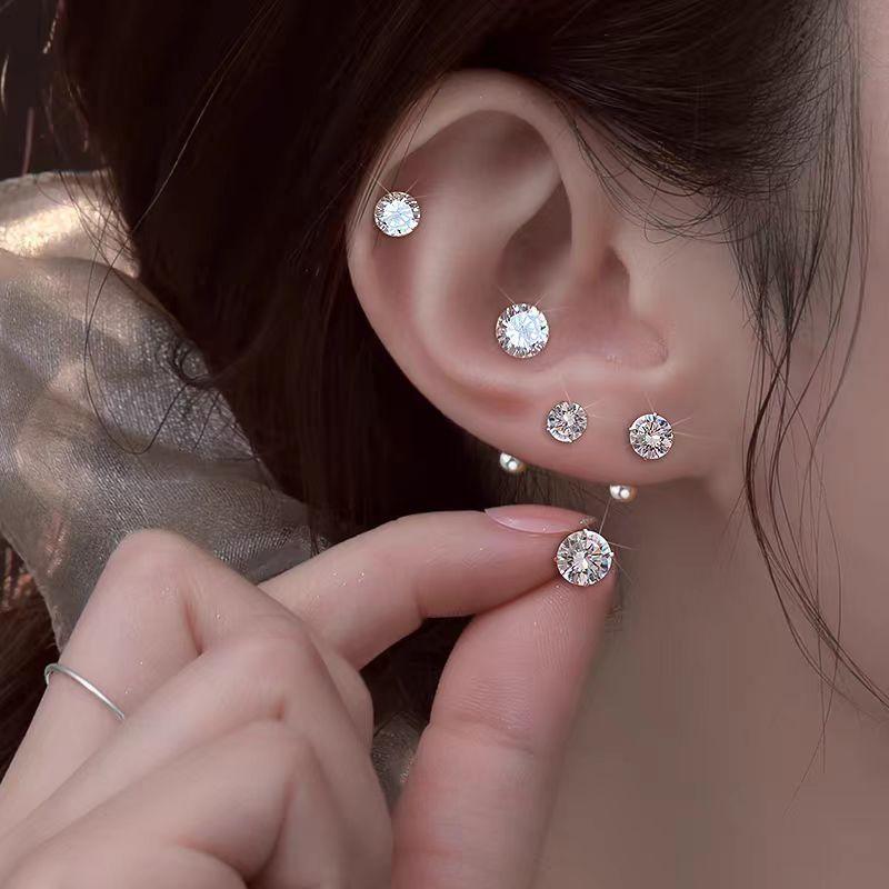 Single piece personalized, fashionable, and versatile threaded earrings for both men and women 1