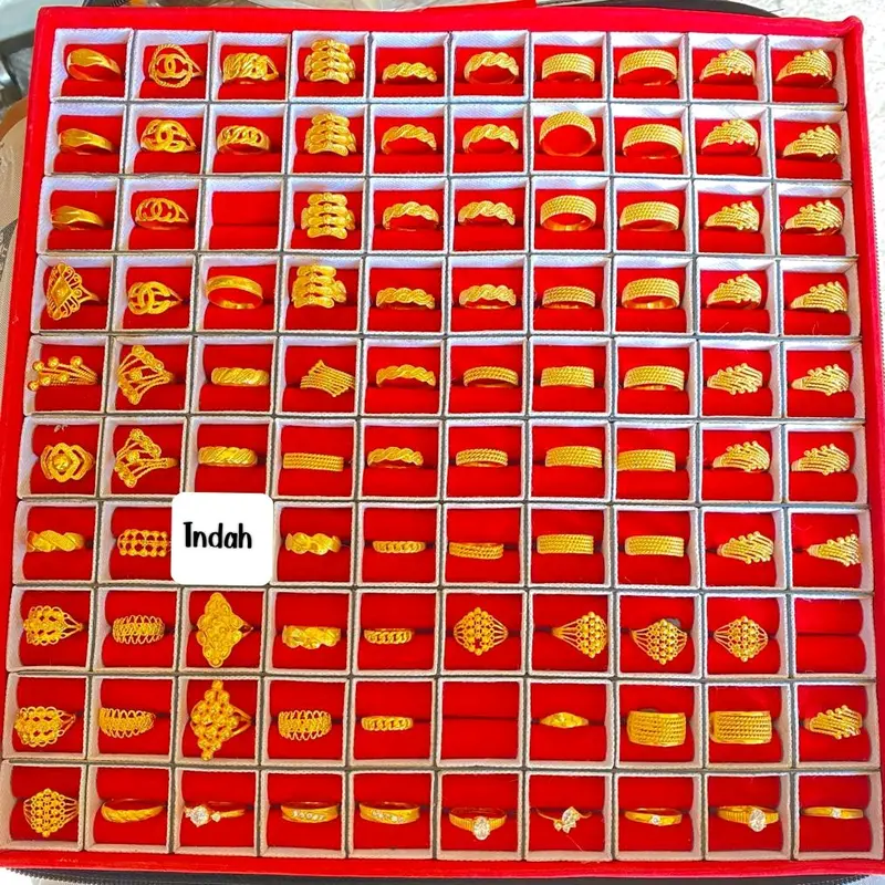 cincin koin asli  atau Kuningan 91 awet dan murah berat 10gram 3
