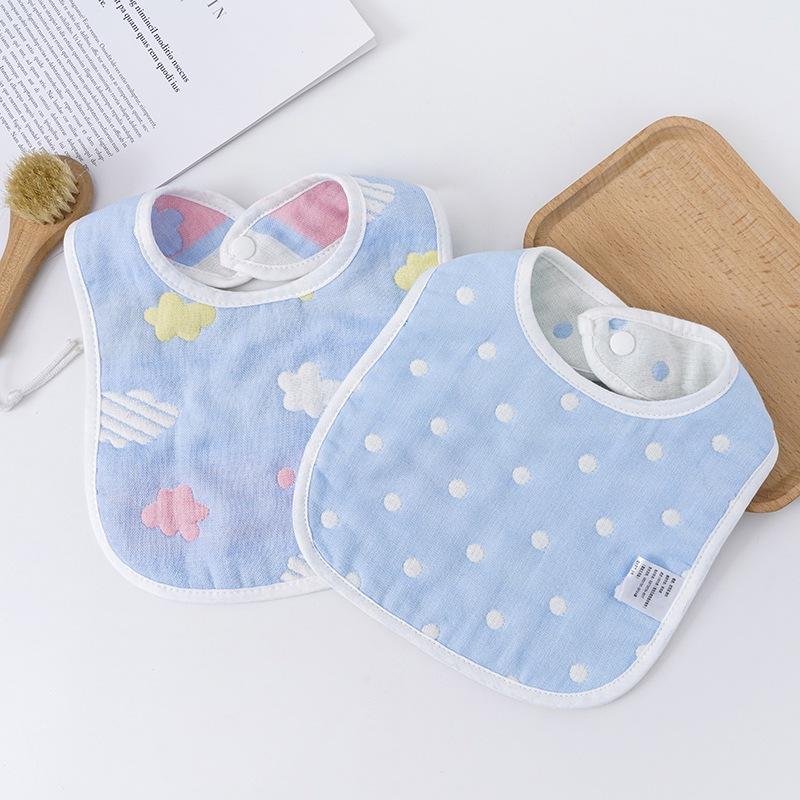 Product Introduction of Baby Washable U Shaped Bib Toddler Absorbent Soft Bib Gauze Saliva Towel 29