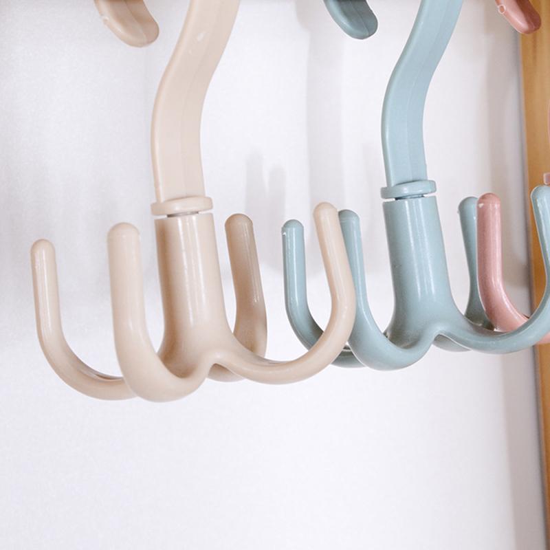 Product Introduction of 360° Rotatable Hanger Hooks Space Saving Wardrobe Bag Rack Organizer Holder for Closet Scarf Belt Shoes Hanging Storage Hooks 16