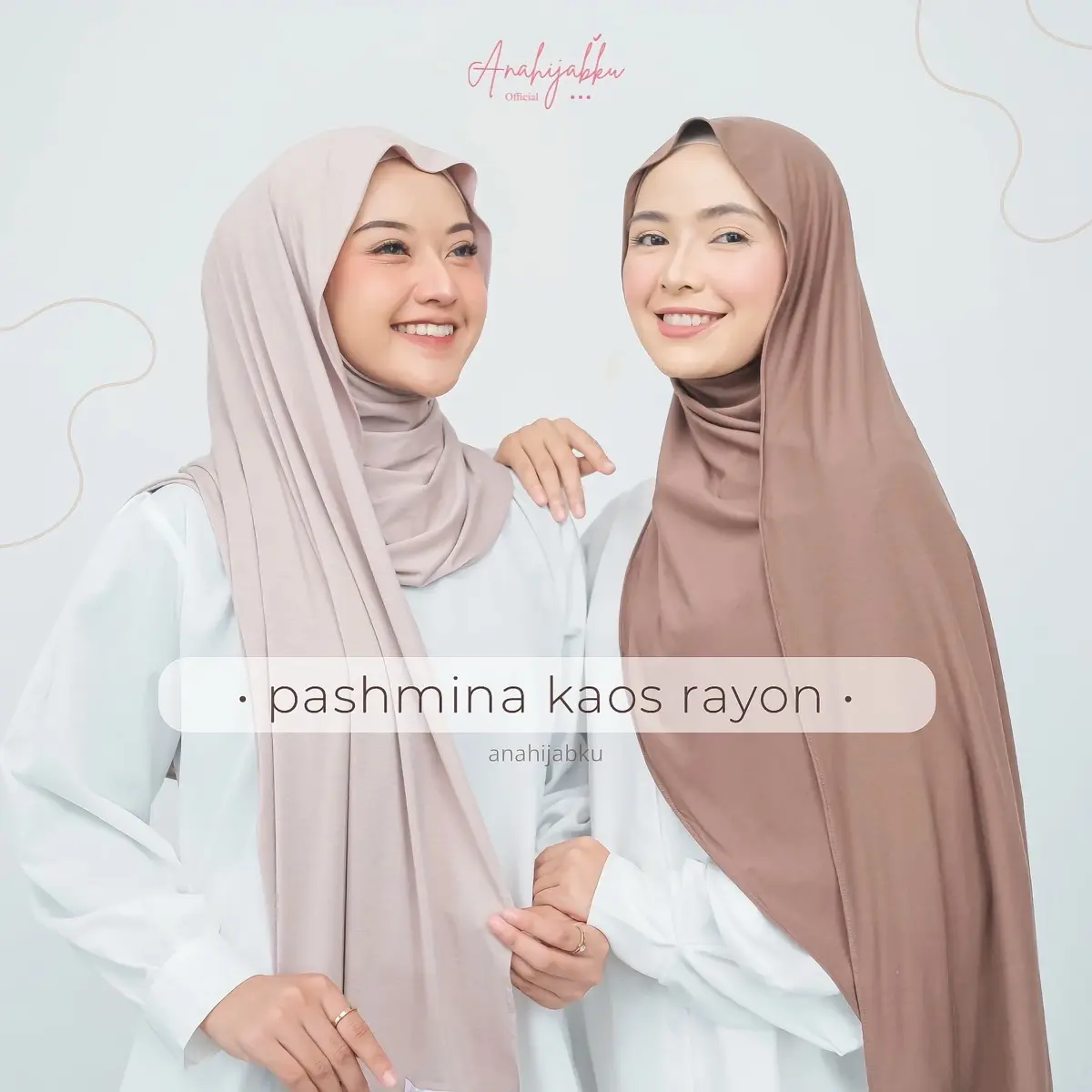 Anahijabku - Pashmina Kaos Rayon Kerudung Muslim