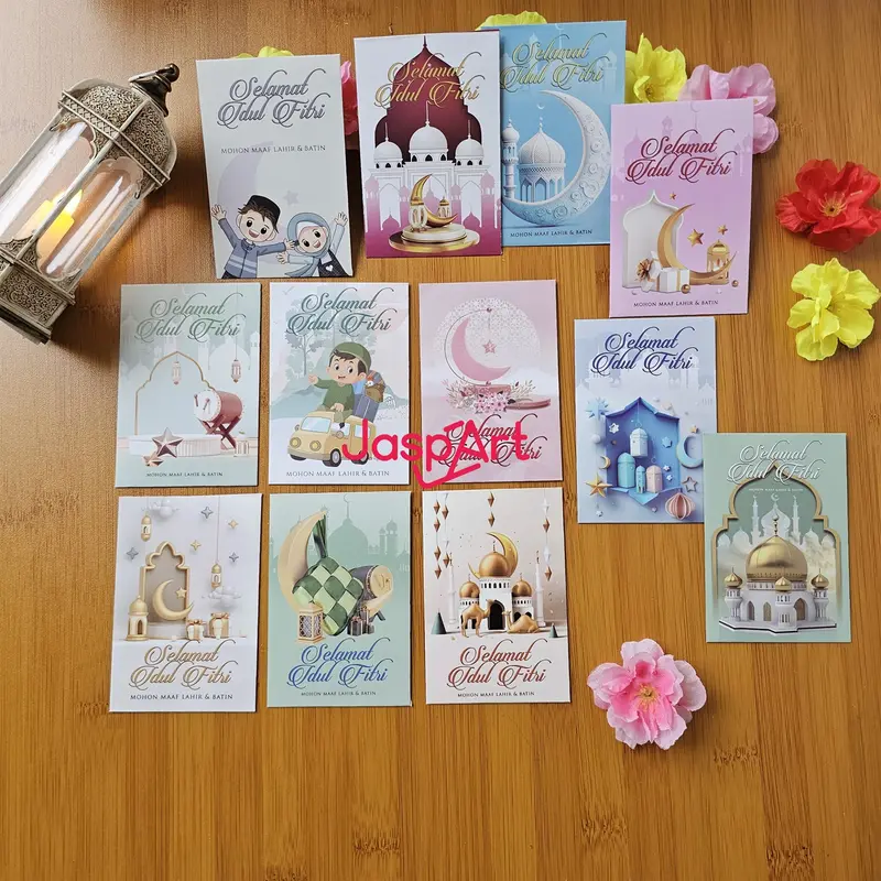 [50 LEMBAR MOTIF ISLAMI] AMPLOP / ANGPAO LEBARAN HARI RAYA IDUL FITRI KEMASAN MIKA ISI 50 LEMBAR AMPLOP LEBARAN EDISI ISLAMI 0