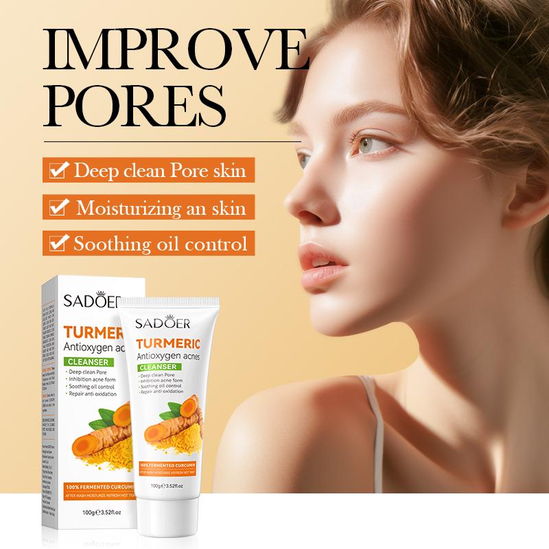 Product Introduction of SADOER Anti-oxidant Acne Cleanser 100g pore-clearing cleanser 1