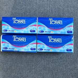 TISU TESAA BIRU-4 Pack TISSUE TESAA 250ply||Natural Soft||100% virgin pulp lebih higienis