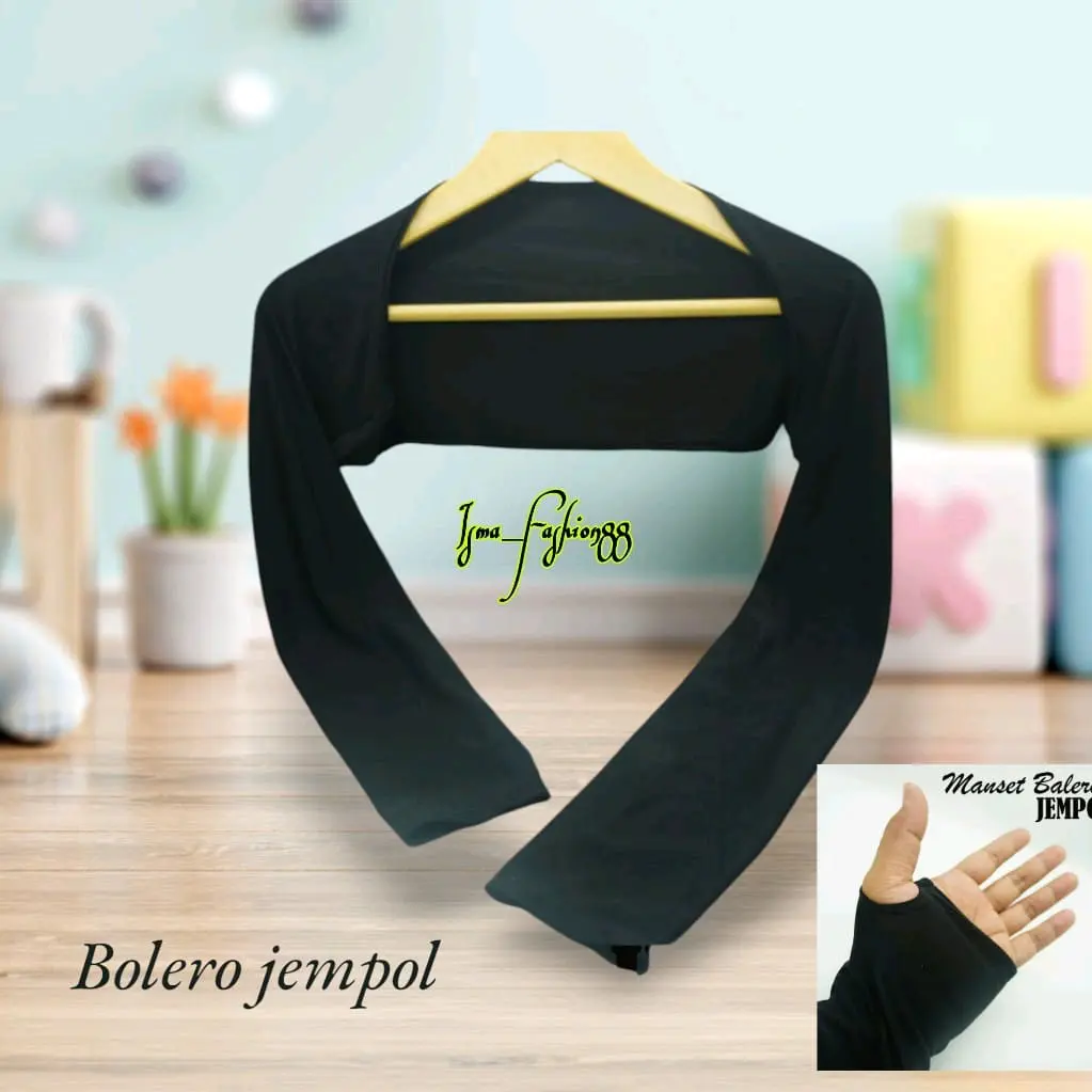 Manset Bolero Jempol Jumbo Spandek Jerica Premium Tangan Muslim Handsock Panjang