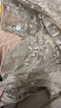 Product Review of Julissa Dress Free Outer Brokat Tille Mutiara Rompi Kondangan Gamis Pesta Polos from d**u 0