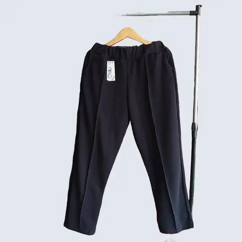 Nikipants~ DOTY PANTS Kasual/kerja All Size REMAJA - JUMBO fit BB 40-80kg ADA M to XL & XXL to 3XL | Crepe Premium TEBAL & MELAR celana kerja panjang garis bawahan Wanita 0