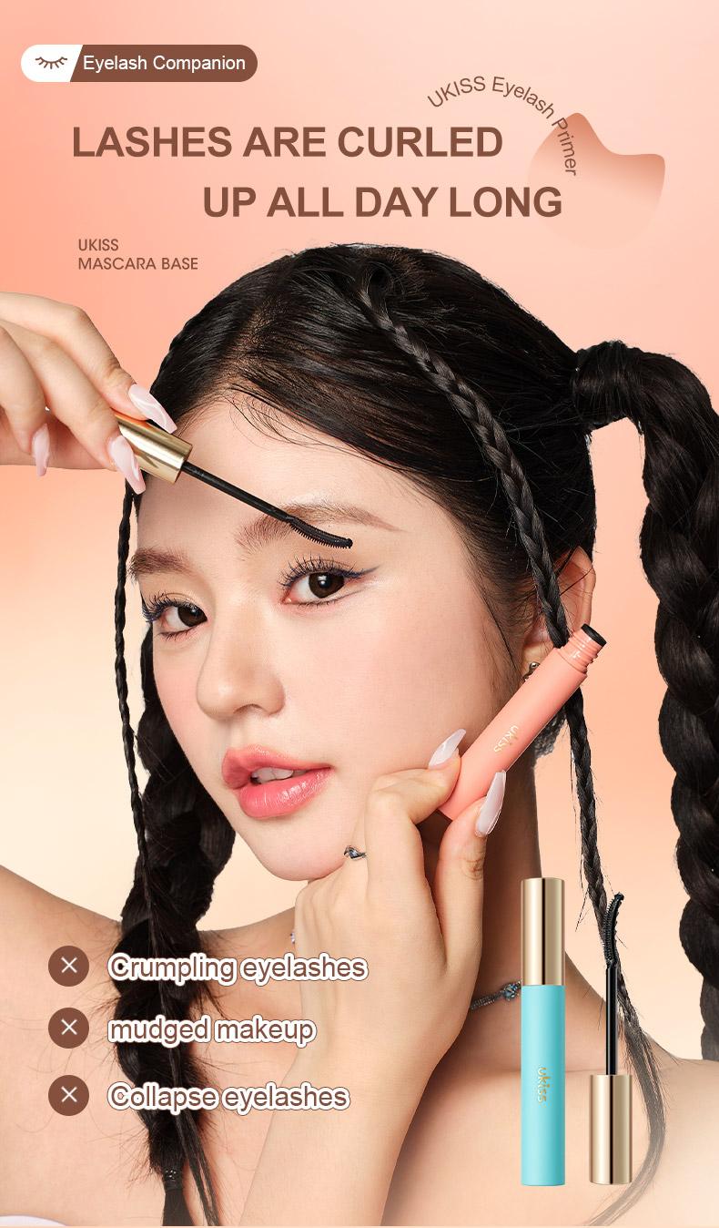 Product Introduction of UKISS Eyelashes Base Eyelash Primer Baseus Mascara Maskara Styling Liquid Waterproof Long-lasting 10