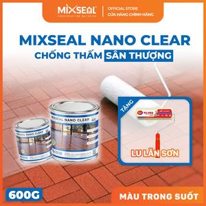 Chống thấm sàn mái, sân thượng trong suốt Mixseal Nano Clear - 600g