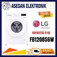 Gambar LG FB1208S6W MESIN CUCI FRONT LOADING 8 KG INVERTER FB1208 1208S6W dari Asegan Elektronik Store Kota Depok 1 Tokopedia