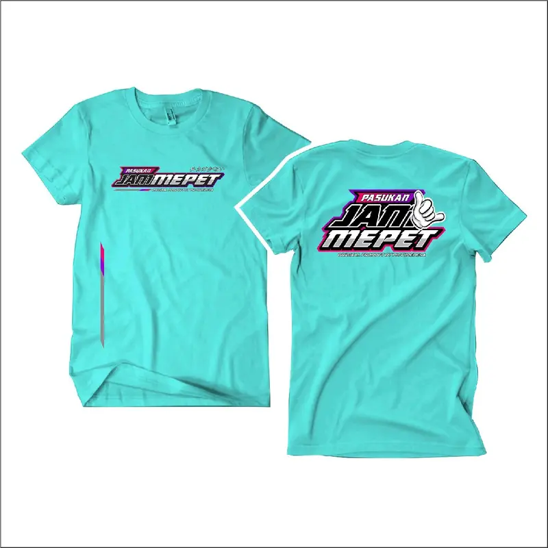 KAOS PASUKAN JAM MEPET FREE STIKER Katun Combed Distro kaos kata jawa 0
