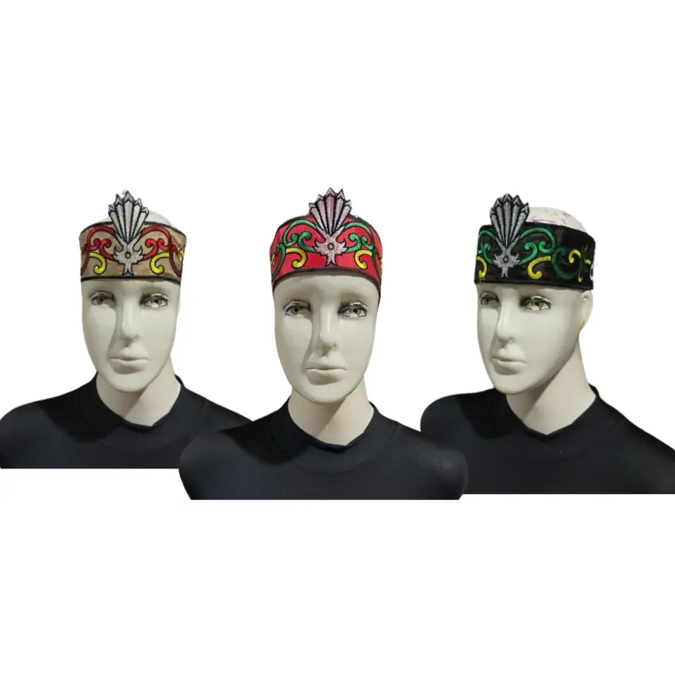 BORDIR IKAT KEPALA MOTIF DAYAK