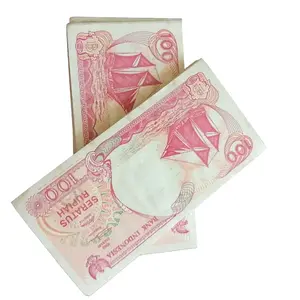 koleksi uang kuno 100 perahu pinisi tahun 1992 kondisi masih mulus