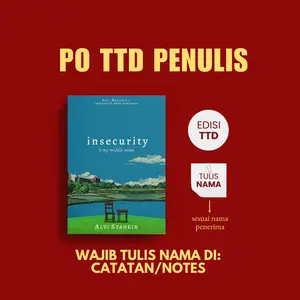 Buku INSECURITY IS MY MIDDLE NAME by Alvi Syahrin [ORIGINAL 100%]
