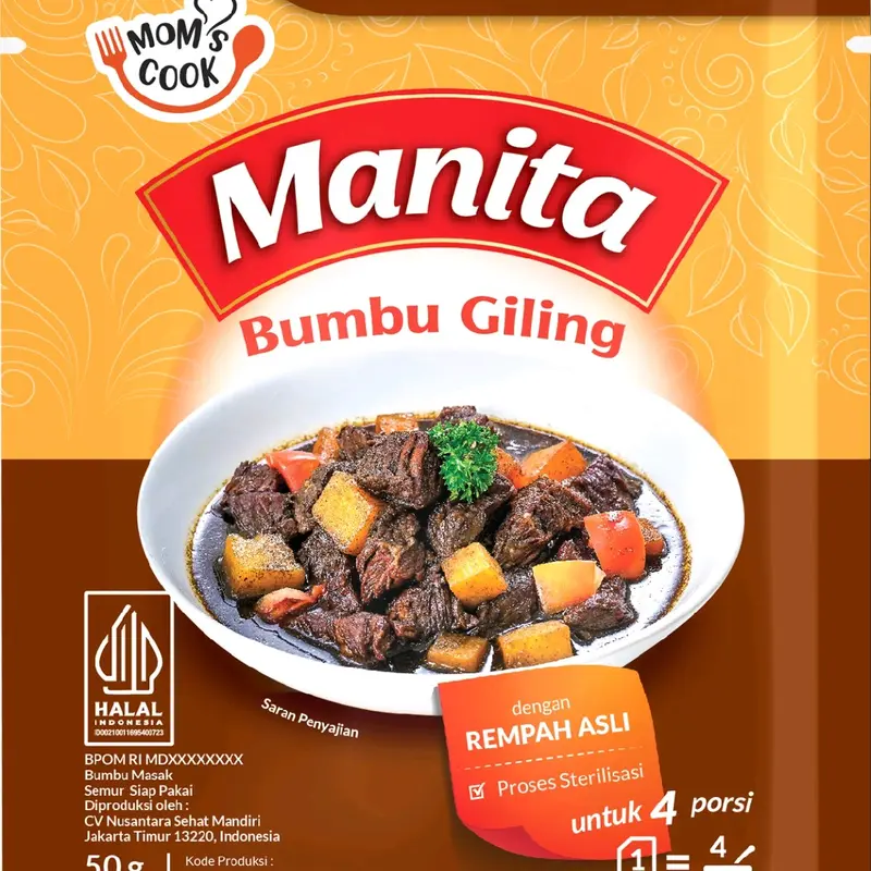MANITA BUMBU NASI GORENG DAN BUMBU MASAK Instan masakan rumahan 2