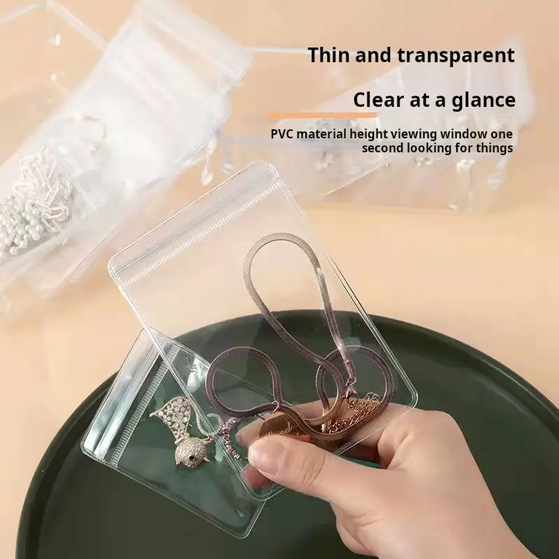 Túi Đựng Trang Sức, Mẫu Boom, Túi Lưu Trữ Trong Suốt, Thích Hợp Cho Vòng Cổ, Vòng Tay, Bông Tai, Nút Bấm, Tiện Lợi Cho Du Lịch, Ngăn Ngừa Quá Trình Oxy Hóa, [Thanh Toán Khi Nhận Hàng] 2