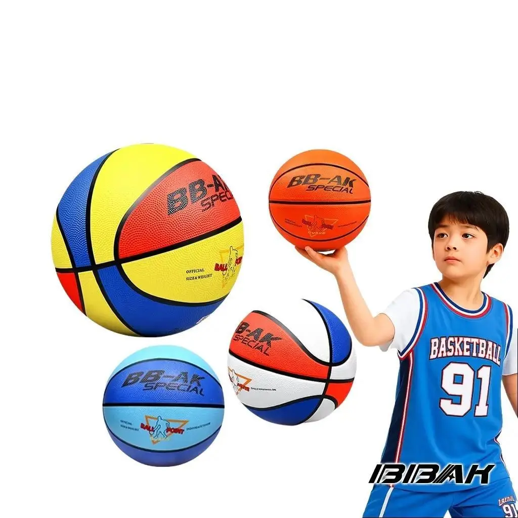 PROMO HEMAT 10.10 BOLA BASKET Anak-Anak Size 5 & 7 Cocok untuk Latihan & Bermain Banyak Warna XTRA POMPA, PENTIL, JARING