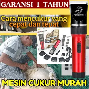 BaoRun P6 + Mata Pisau ASLI Alat Cukur Bulu Kambing Domba Elektrik Bulu Binatang PetDog Clipper Mesin Cukur Domba Garansi 1 Tahun Cepat dan Tepat