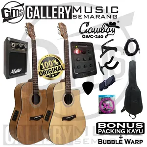 ORIGINAL!!! Gitar Akustik Elektrik Cowboy GWC-240 NA / GWC 240NS Gitar Cowboy Original (TT)