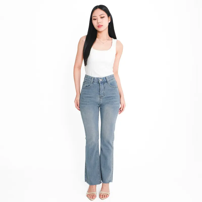 [LUXE.DLABEL] - 161 JEANS  | Celana Panjang Highwaist Wanita Jeans Wanita Polos Ripped Jeans Highwaist Wanita Skinny Jeans Highwaist Baggy Wideleg Jean 2