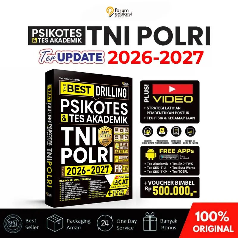 [NEW UPDATE] BUKU THE BEST DRILLING PSIKOTES TNI POLRI 2026-2027