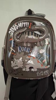Product Review of Tas Sekolah Anak Laki-Laki TK Karakter Dinomite  OSH 13 Inch Motif Timbul 3 Dimensi Glossy Kilap Ransel Fashion from R**n Y**g 0