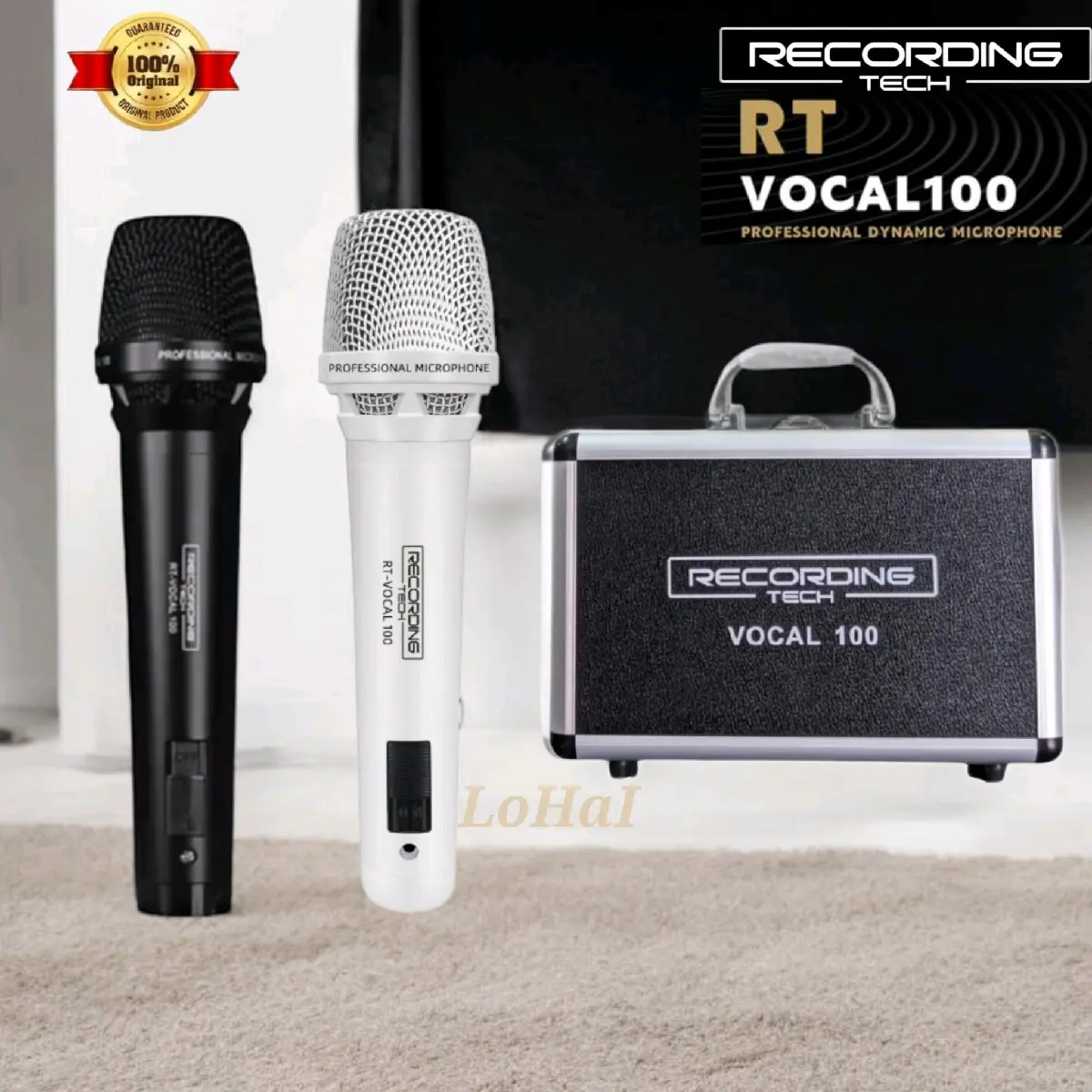 Recording Tech RT Vocal 100 Microphone Dynamic Professional RT VOCAL 100 Original