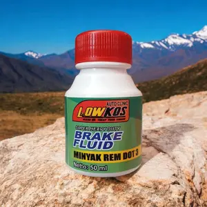 LOWKOS Minyak Rem DOT 3 Heavy Duty Brake Fluid 50ml Neutral