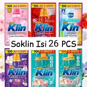 PROMO SOKLIN LIQUID ISI 26pcs 9.999 - Produk Perawatan