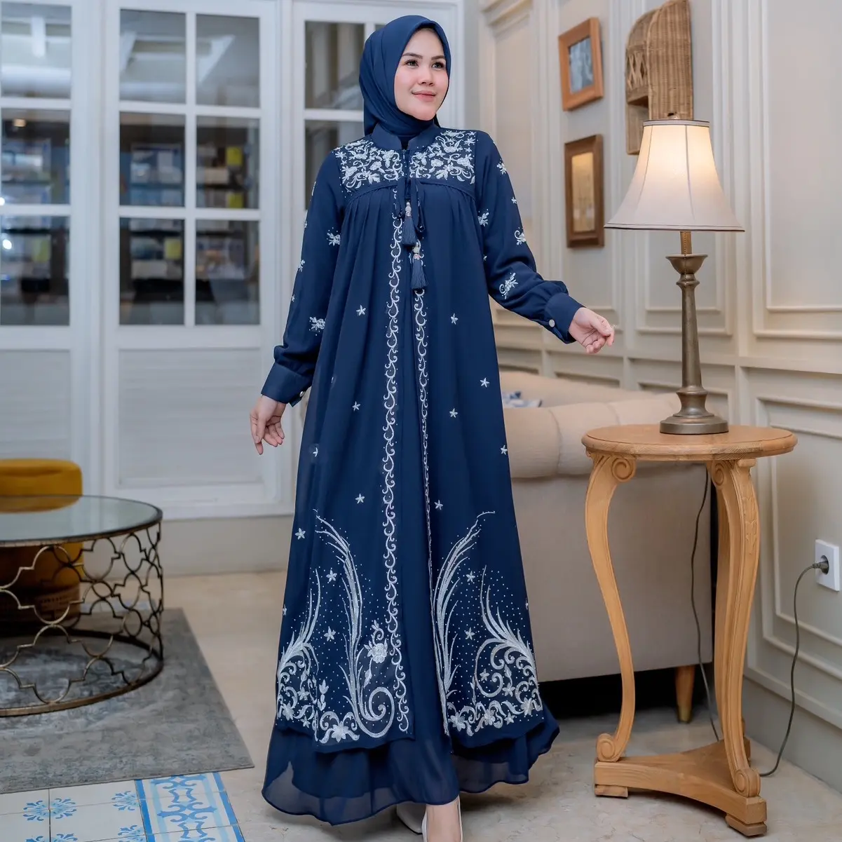 Termurah Gamis Lesti Sultan Bordir Ceruty Muslim Panjang Wanita Dress Pesta Dewasa Kondangan Mewah/gamis set hijab terbaru//dres wanita bordir terbaru//pakaian wanita terbaru//gamis set hijab buka pintu//baju wanita kekinian//dres wanita bordir Twill Purp