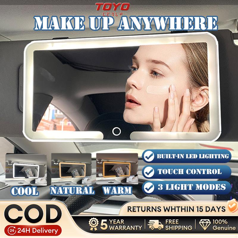 【COD】TOYO LED Car Sun Visor Make Up Mirror 3model Adjustable - TikTok ...