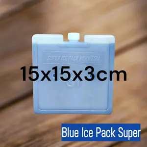 ice pack kotak 15×15cm thermafreeze blue ice gel dry ice ice gel kipas angin AC pendingin serba guna styrofoam Cooler bag