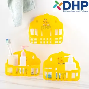 Tempat Sabun Tempel Bebek (BabyDuck) Keranjang Sabun Lucu Murah Plastik Tempat Serbaguna Multifungsi Super Cute