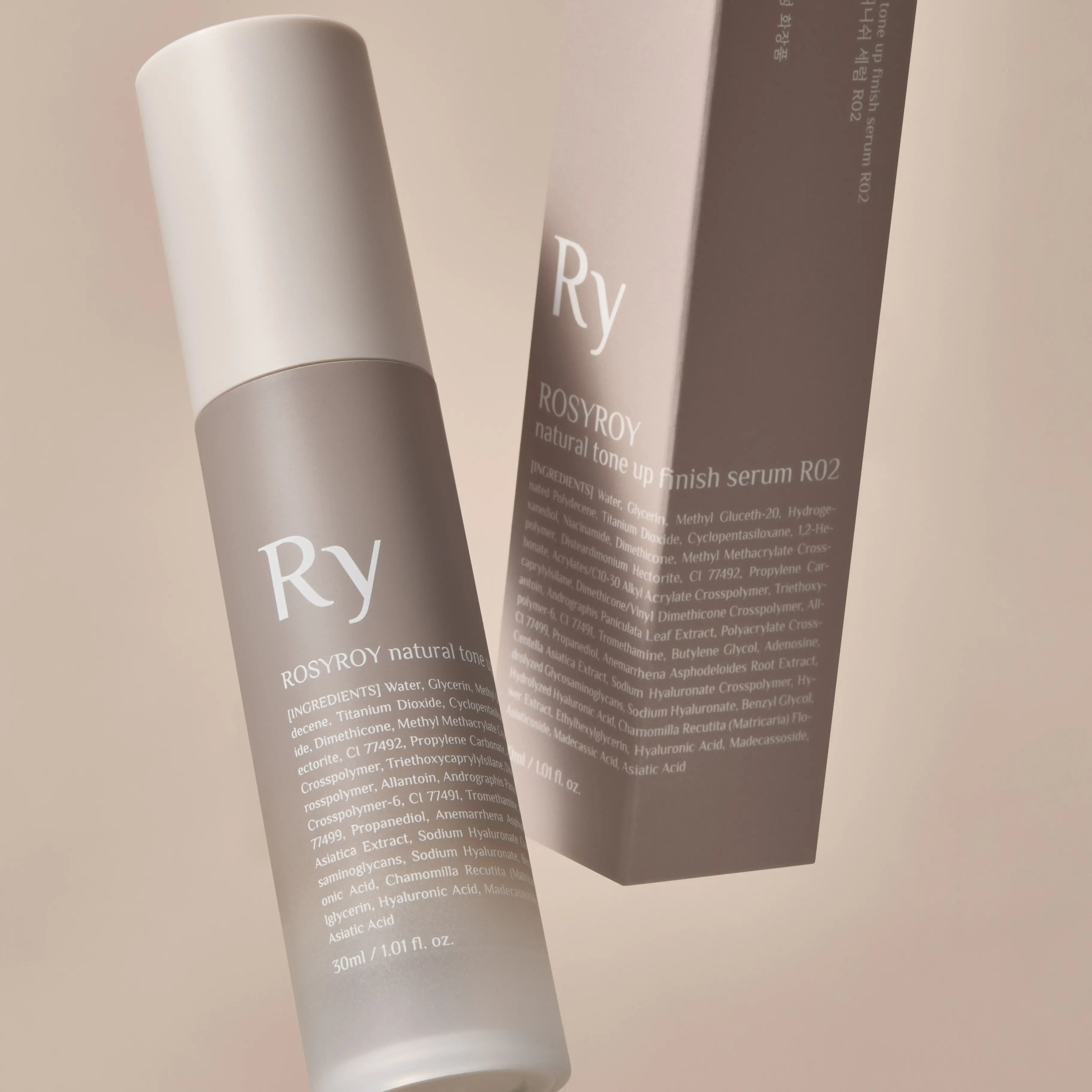 [Limited-edition Gift] [ROSYROY] Natural Tone Up Finish Serum (2 Colors) Skincare Comfort Skin Repair concealment