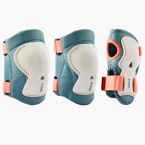 Decathlon Oxelo Set Pelindung Anak Untuk Sepatu Roda/Skate/Scooter 3P Play - Kaktus - 8784954