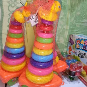 Edukasi Donat 10 Susun (Maianan Asah Warna dan Bentuk)