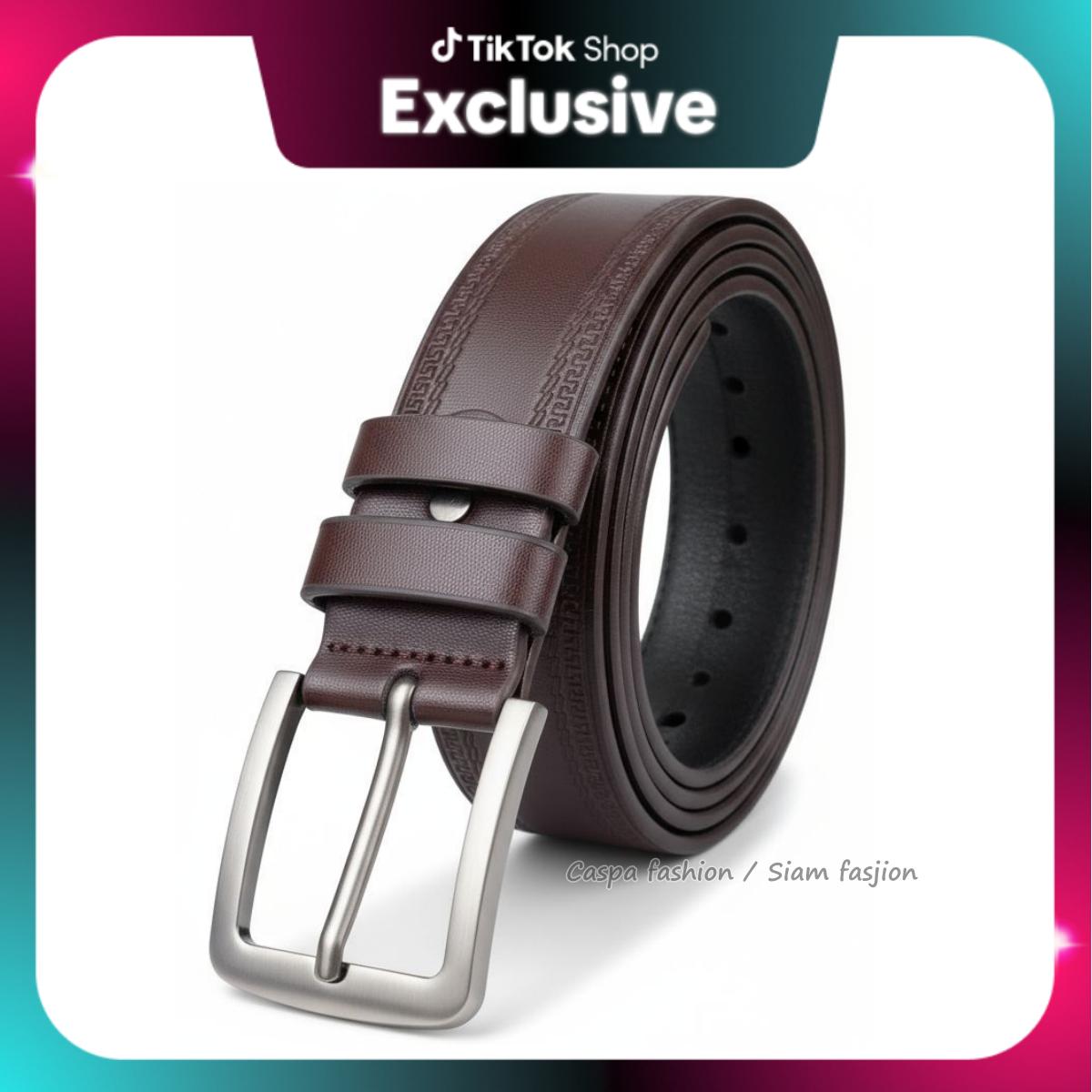 เข็มขัดผู้ชาย Caspa Men's belt เข็มขัด รุ่น1031