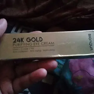 BIOAQUA 24K Gold Eye Creame Moisturizing Eye Essence Lighten Lifting eye serum 15g