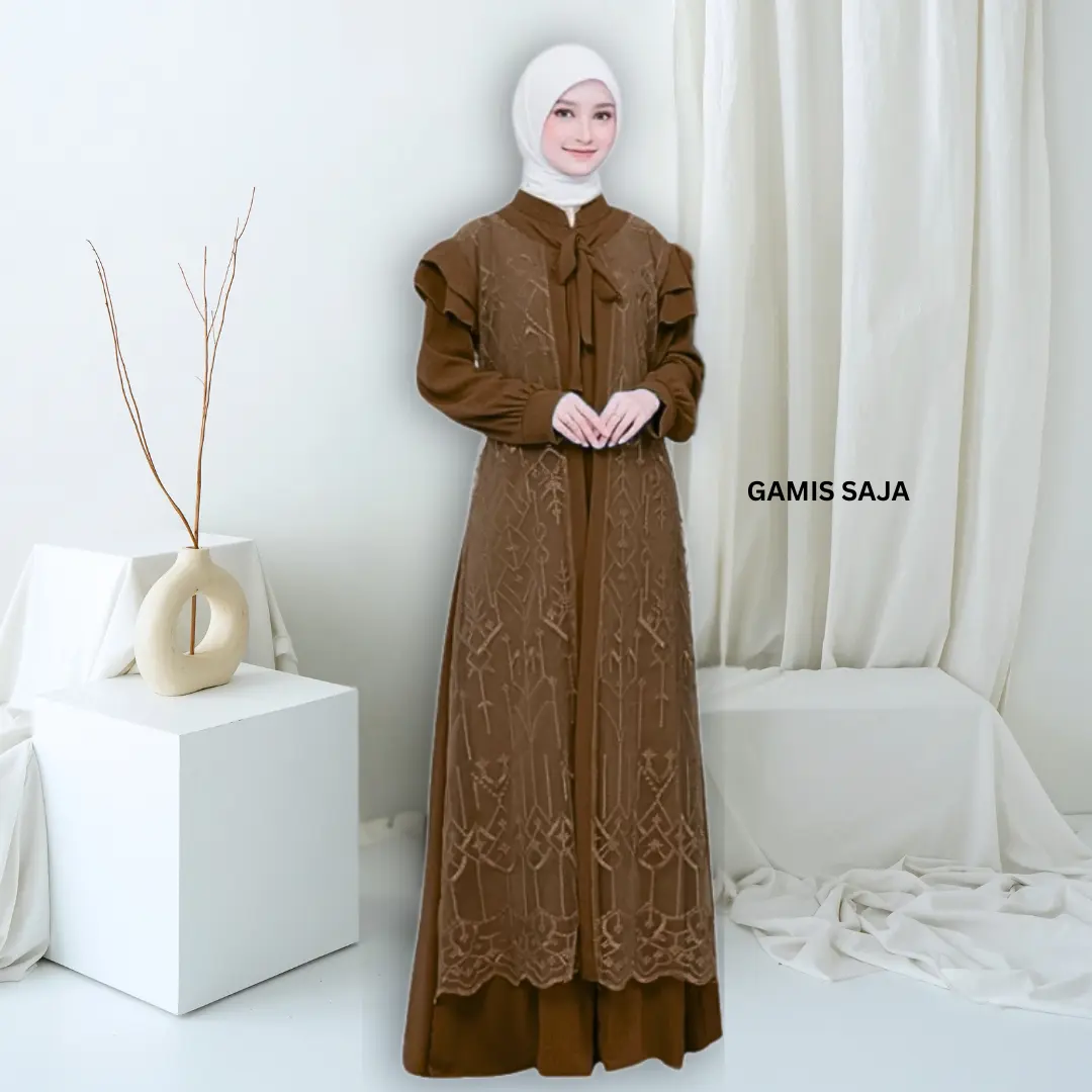 GAMIS SAJA Mahogany