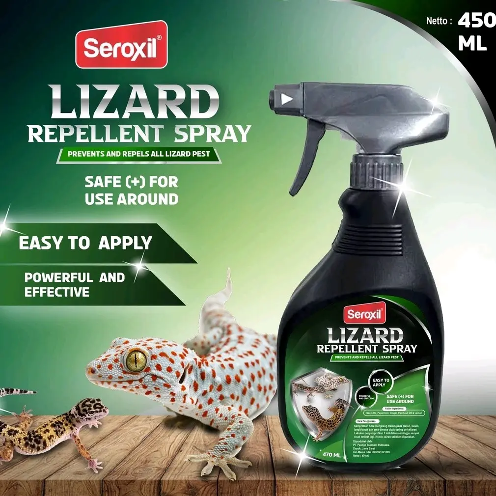 [AC] SEROXIL PENGUSIR CICAK TOKEK AMPUH - SEMPROTAN ANTI TOKEK CICAK 450ML - SPRAY CICAK DAN TOKEK
