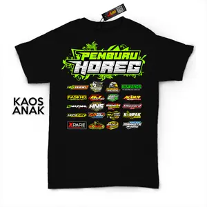 Baju Fashion Kaos Anak Laki-Laki Pemburu Horeg Katun Combed Distro DTF