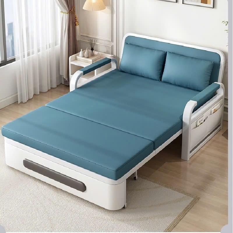 Giường sofa gấp gọn thành ghế đa năng Sofa giường gấp gọn đa năng bọc vải nano cao cấp Giường sofa thông minh có ngăn chứa đồ hàng nhập khẩuvải nano cao cấp,sofa giường thông minh gấp gọn thành ghế có hộc đồ