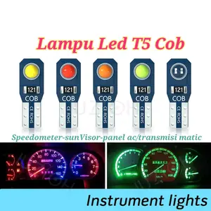 Lampu Led T5 2 mata speedometer sunvisor indikator ac mobil Car