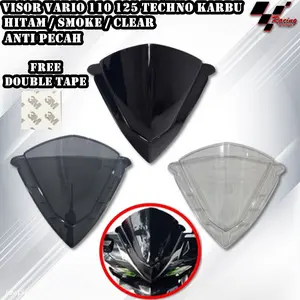 VISOR VARIO 110 125 TECHNO KARBU CARBU OLD WINSHIELD VARTECH VAR TECH WINSIL WIND SHIELD HONDA PNP Motor Motorcycle